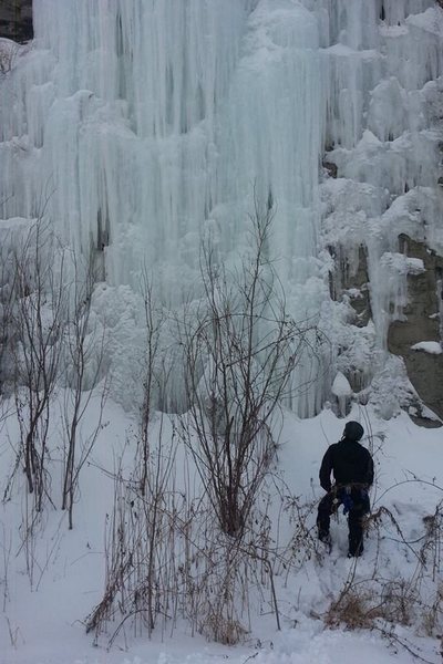 road cut ice