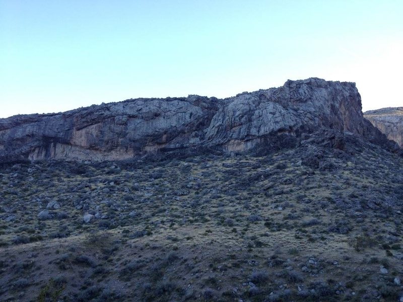 Short lower wall in Davidson Canyon