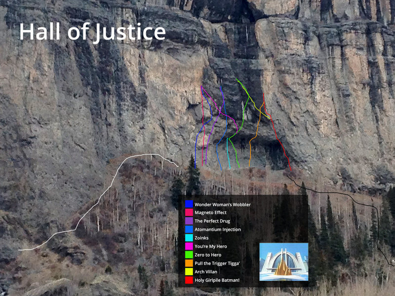 Route overview - Spring 2014.