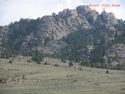 The Black Dike Area of Sellers Mtn.