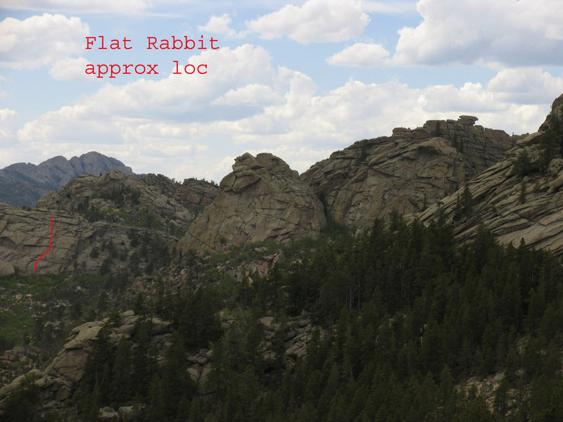 Approximate location of Flat Rabbit.