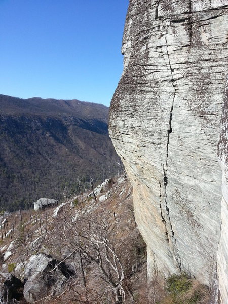 Fantastic crack and jug climbing!