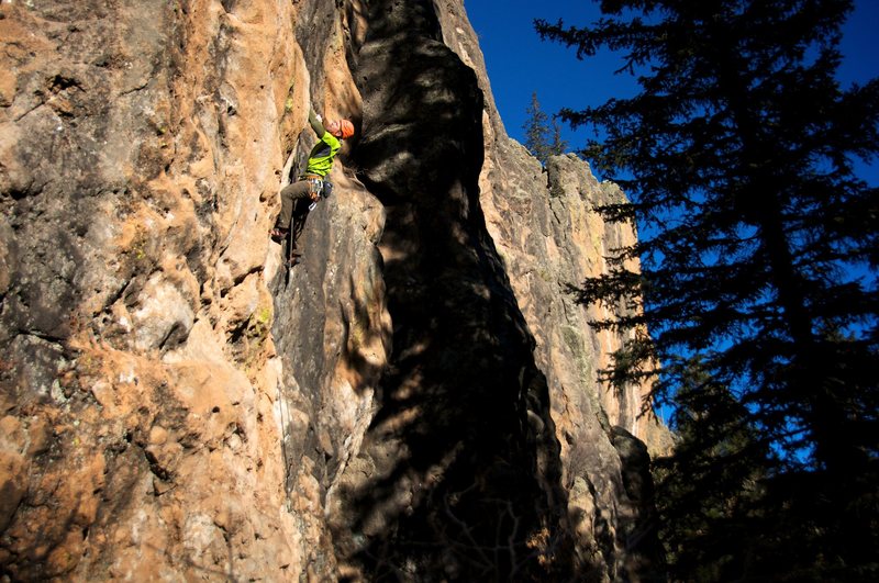 A good perspective on Silverback and much of the rest of the Retirement Wall. January 2014. 