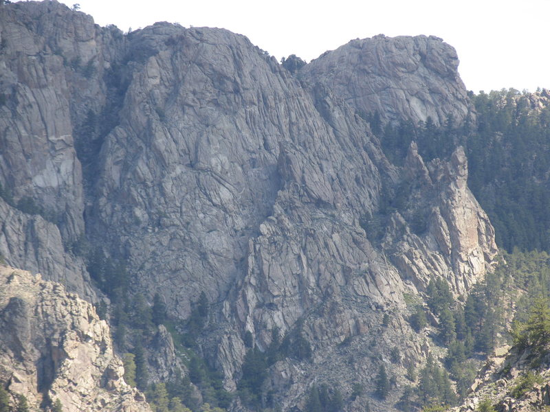 West side Seminoe Mtns near Morgan Creek Canyon