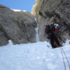 Baruntse in action on Shaken not Stirred, Alaska