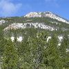 Squaw Peak as seen from the Twin Peaks Trail.