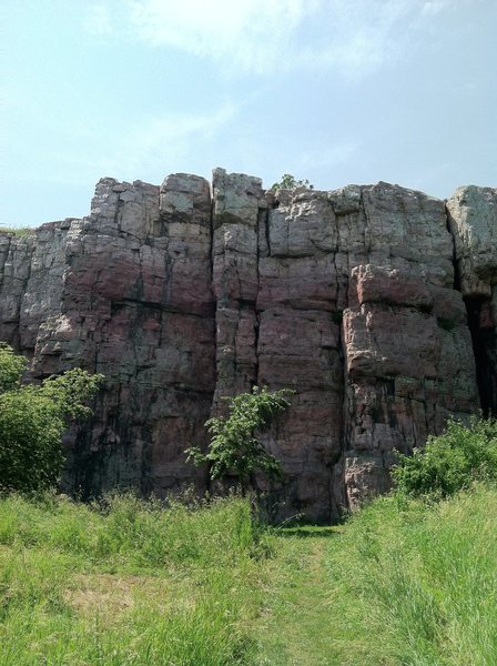 Saturday Buttress, Blue Mounds SP, Minnesota