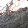 Climber Kurt on Thin Crack.