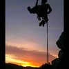 Chris Norwood rappelling into the sunset!