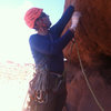 2nd pitch traverse on Standing Rock.