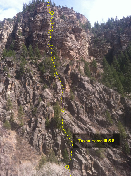 East Side of No Name Canyon. Trojan Horse beta.