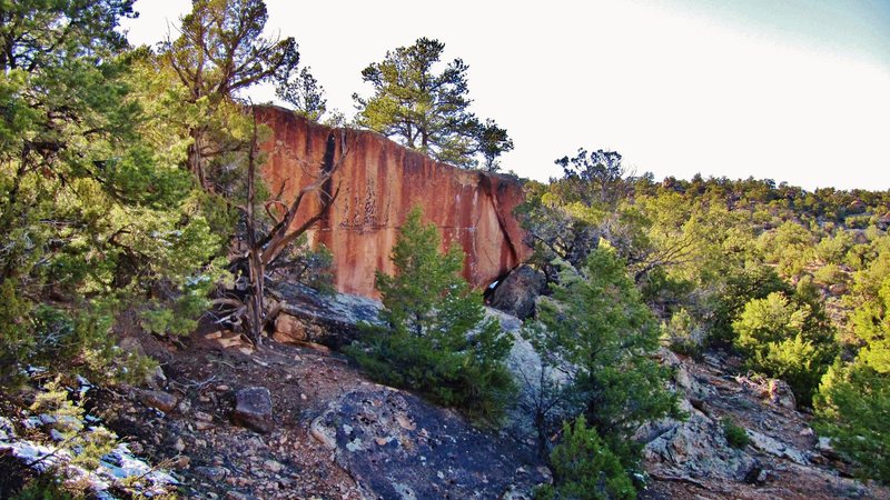 The east face of The Wall.