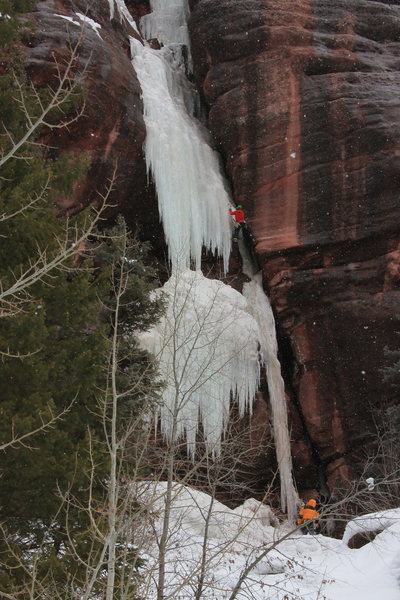 Some Camp rep dude on route during Redstone Fest. This route collapsed shortly after.