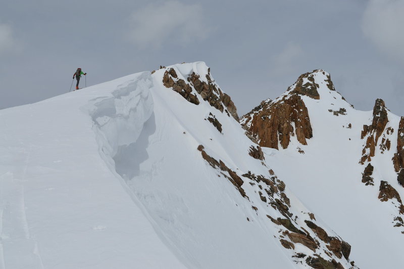 Ridge to summit of Citadel.