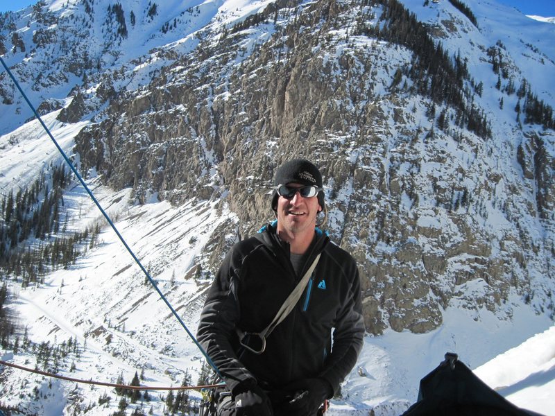 James at the start of Stairway to Heaven near Silverton Colorado