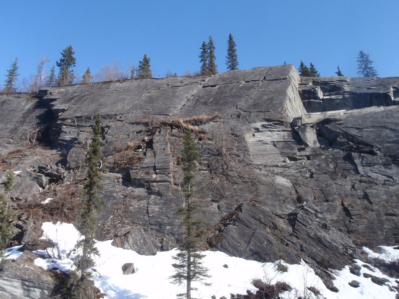 Tsaina River Gorge Wall.