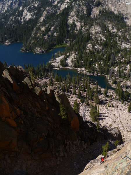 Pitch 2 (and the descent gully down below)<br>
<br>
July 2013