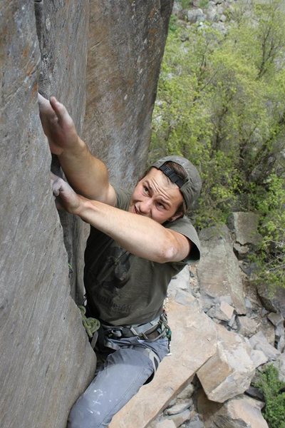 fingery crux. photo by Ryan Zmierski