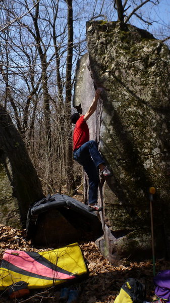 Really cool arete. <br>
Photo: Steve Schultz