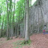 Another view of Hartensteiner Wand, taken from the right side. I'm in Trimmpfad, which is pretty far right.