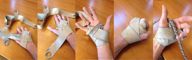 DIY crack gloves