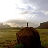 Boulder near the trail up to Res Wall at the end of the day. Photo cred: Grant Gerhard