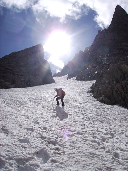 NW Couloir of Mt.Helen in August 2012