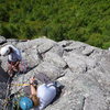 Busy Belay-Rap area