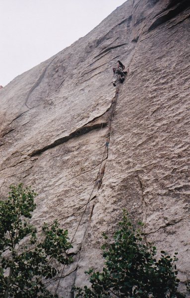 Fun climbing with some tricky gear.