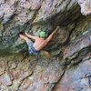 The Fortress<br>
<br>
Gumbies Go Home (5.10) trad<br>
<br>
Crowders Mountain State Park, North Carolina