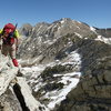 Barry on 3rd Class section of NW Ridge.