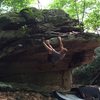 Ray Weber on the "Crescent Moon V3."  A Coopers Rock endurance problem...