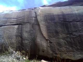 Bouldering.