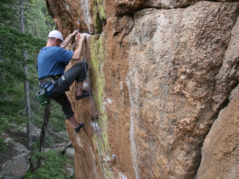 Steep granite.