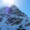 Scratch and Sniff on Stubbs' Buttress, Mount Francis.