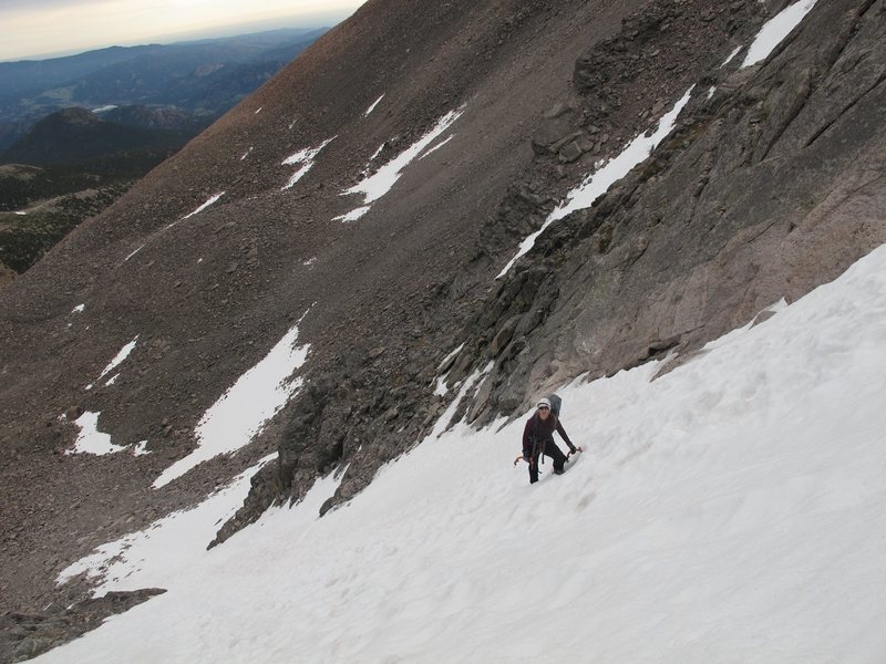 Lower snowfield.