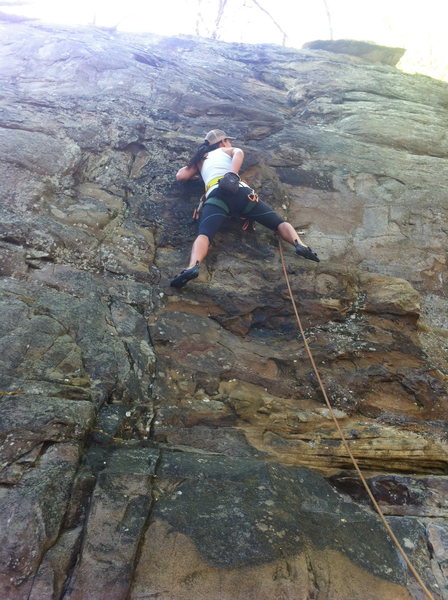 Gravity boots, Foster Falls, TN, my first lead :D