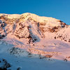 view of Liberty Ridge from camp Curtis