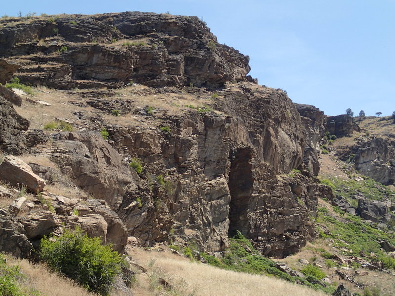 Slot Face from the base of West End