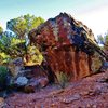 Sillage Rock's south face.