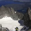 Mt. Moran Falling Ice Glacier