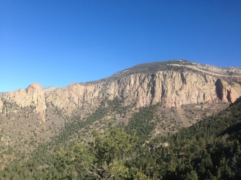 Miles of virgin? terrain just outside Albuquerque.