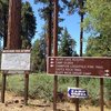 Turn right onto 2N86 at this Tee in the road to reach Bluff Mesa Group Camp and Black Bluff, Big Bear South 