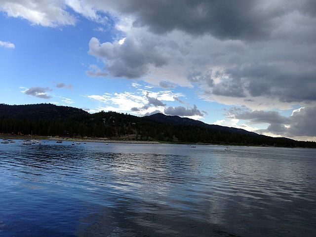 Big Bear Lake from Hwy 18, Big Bear North