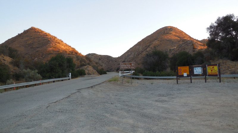 If you turned left at the OHV sign, onto Rush Canyon Road, this is what you should see.