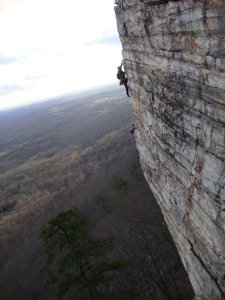 Climbers on Pitch 2