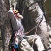 Sweet layback move on Truancy (Lower Meadow River Gorge)