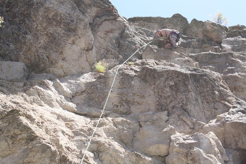 At the last clip before the anchor on Swallowed 5.9+