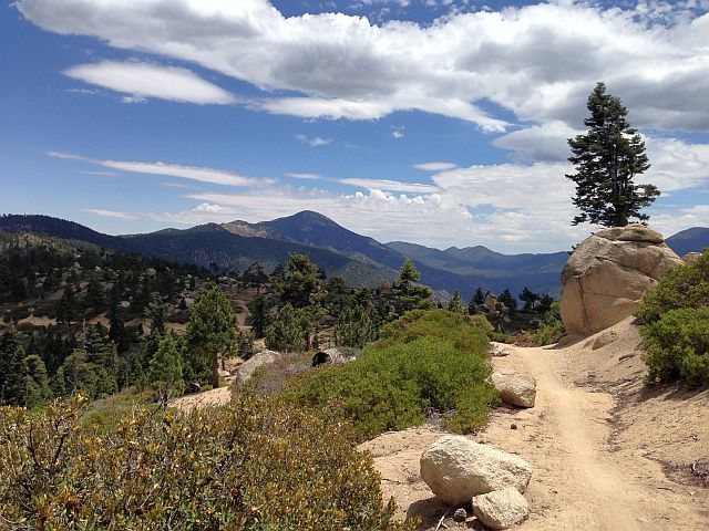 Skyline mountain bike trail, Big Bear South