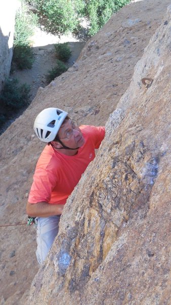 Decoding the sequence on the headwall.